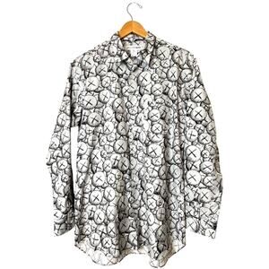 Comme des GARCONS SHIRT KAWS Mens Button-Up Artist Collab Size XL RARE Business